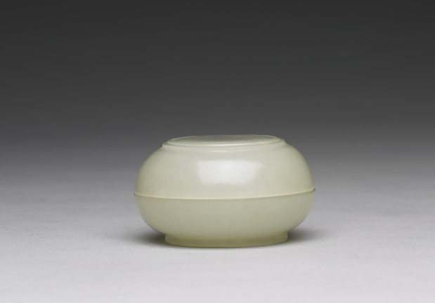 清 青玉素面小盒